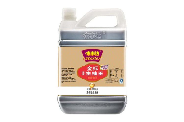 味事达金标生抽王1.6L